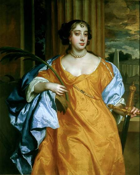 Barbara Villiers, Duchess of Cleveland as St. Catherine of Alexandria a Sir Peter Lely