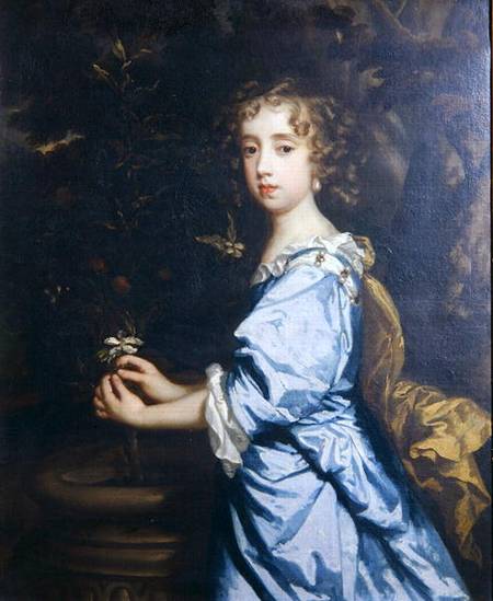 Isabella Dormer, aged 8, later Countess of Mountrath a Sir Peter Lely