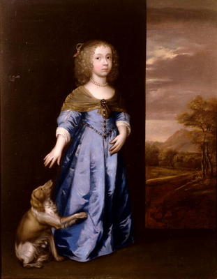 Lady Henrietta Mordaunt (oil on canvas) a Sir Peter Lely