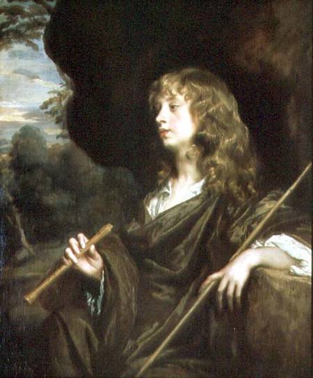 Young Man as a Shepherd a Sir Peter Lely