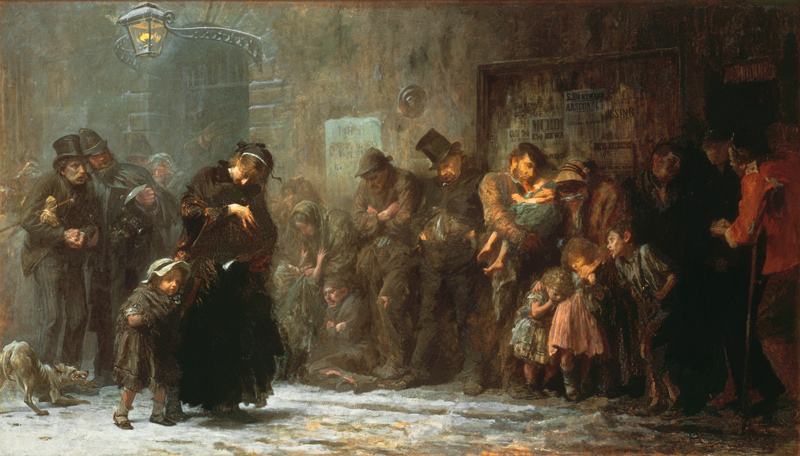 Applicants for Admission to a Casual Ward a Sir Samuel Luke Fildes