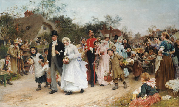 The Village Wedding a Sir Samuel Luke Fildes