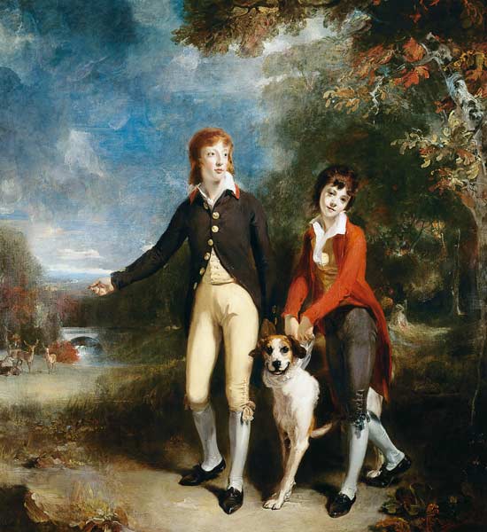 Portrait of Charles Chetwynd-Talbot, Viscount Ingestre and His Brother a Sir Thomas Lawrence