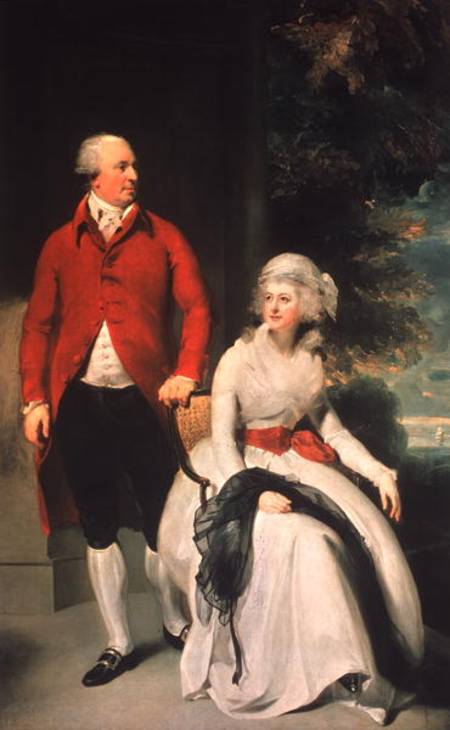 Mr John Julius Angerstein (1735-1823) and his Second Wife, Eliza Payne (1748-1800) a Sir Thomas Lawrence