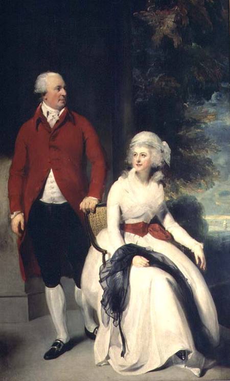 Portrait of John Julius Angerstein (1735-1823) and his second wife Eliza (1748/9-1800) a Sir Thomas Lawrence