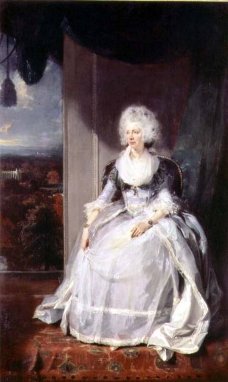 Queen Charlotte, 1789-90, wife of George III a Sir Thomas Lawrence
