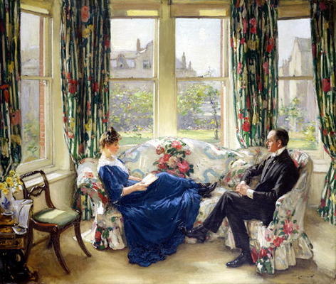 The Morning Room, c.1907 (oil on canvas) a Sir Walter Russell