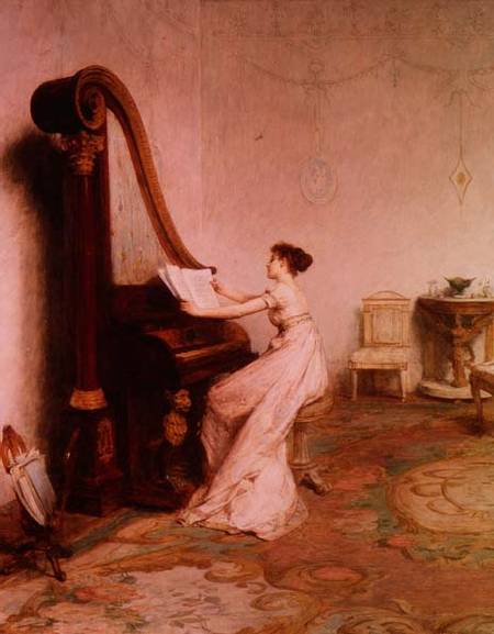'Music when soft voices die, vibrates in the memory' a Sir William Quiller Orchardson