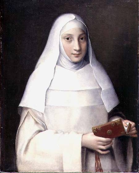 Portrait of the artist's sister in the garb of a nun a Sofonisba Anguisciola