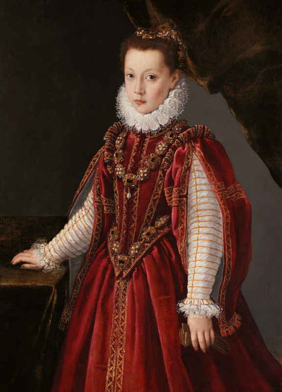 Portrait of a Young Lady a Sofonisba Anguissola