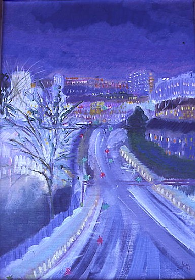 Hammersmith to Barons Court,1996 (oil on canvas)  a Sophia  Elliot