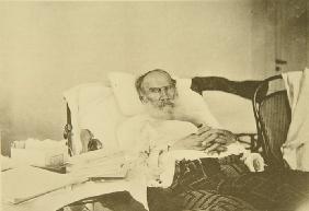 Leo Tolstoy in Gaspra on the Crimea