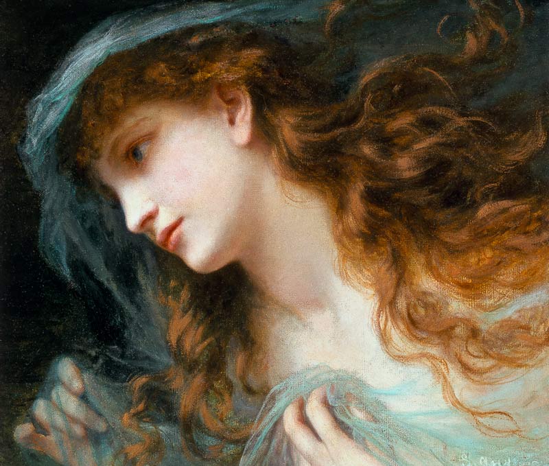 Head of a Nymph a Sophie Anderson