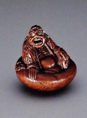 Netsuke depicting a 'sennin'