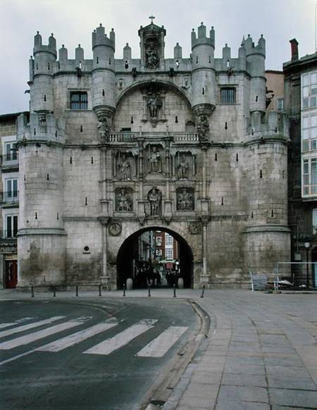Arco de Santa Maria, once part of the city walls a Spanish School