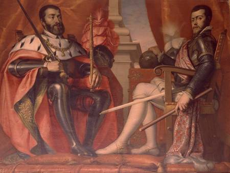 Carlos I (1500-58) and Felipe II (1527-99) a Spanish School