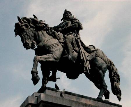 Equestrian statue of Jaime I (1208-76) El Conquistador a Spanish School