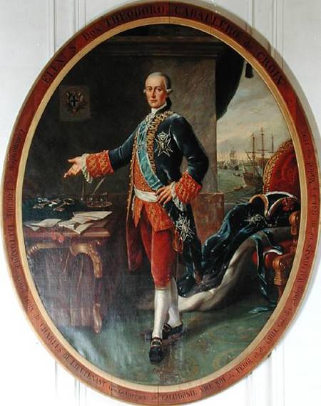 Portrait of Caballero Teodoro de Croix (1730-92) Viceroy of Peru and Chile a Spanish School
