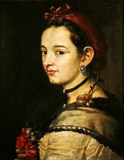 Portrait of a woman a Spanish School