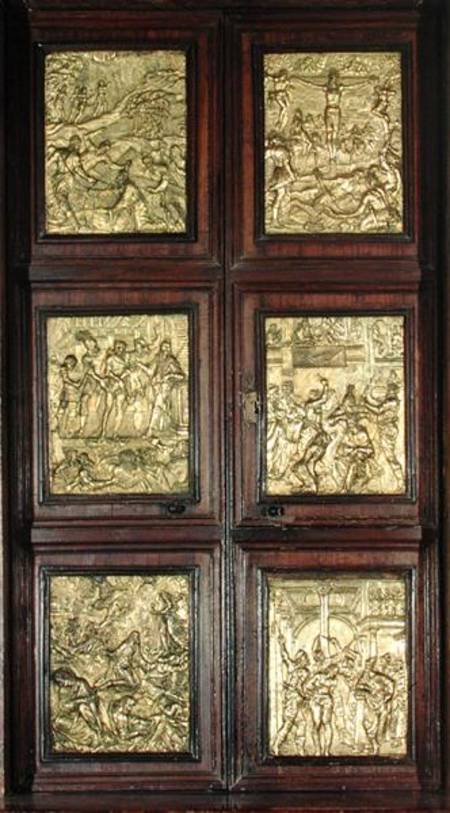 Shrine doors of the Sacramentary Chapel a Spanish School