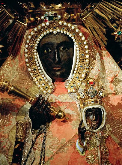 The Guadalupe Madonna (detail of 186934) a Spanish School