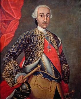 Charles III (1716-88) in armour and wearing the Order of the Golden Fleece
