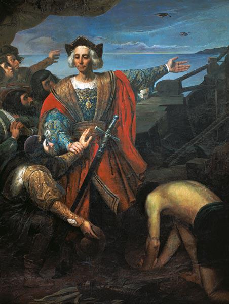 Arrival of Cristobal Colon in America