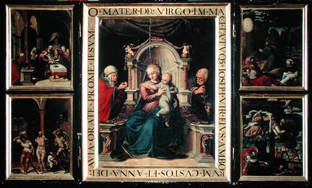 Triptych from the Capilla de las Reliquias a Spanish School