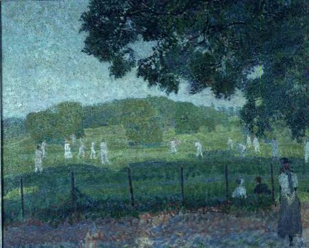 The Cricket Match a Spencer Frederick Gore
