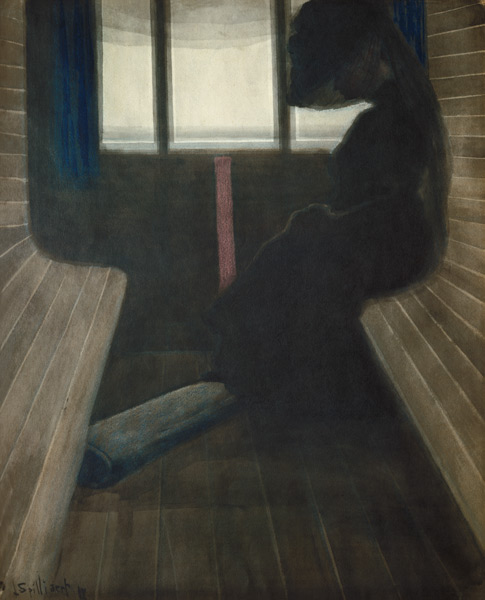 The Woman on the Train, The Widow a Leon Spilliaert