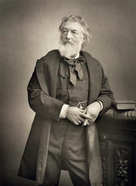 Sir Frederic Leighton (1830-96), painter, portrait photograph (b/w photo)  a Stanislaus Walery