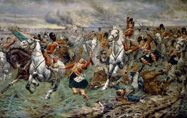 Gordons and Greys to the front! Slaughter at Waterloo. a Stanley Berkeley