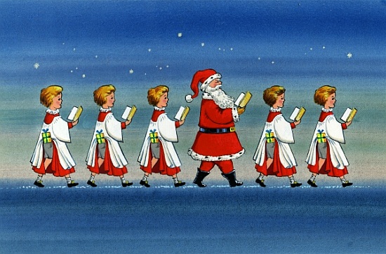 Choirboys and Santa a Stanley  Cooke