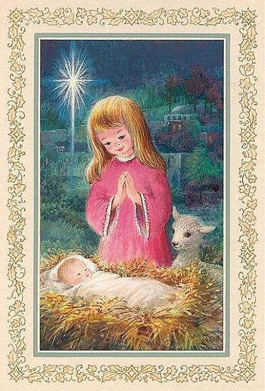He Lay in a Manger (gouache)  a Stanley  Cooke