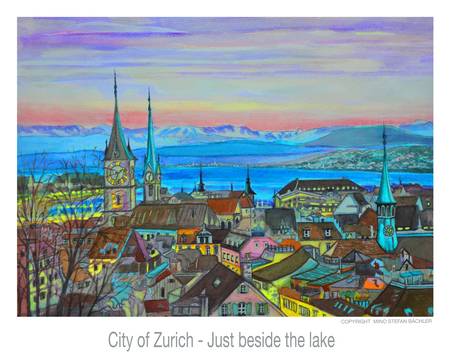 City of Zurich - Just beside the lake