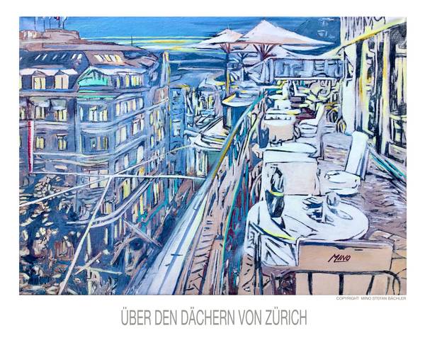 Über den Dächern von Zürich a Stefan Bächler