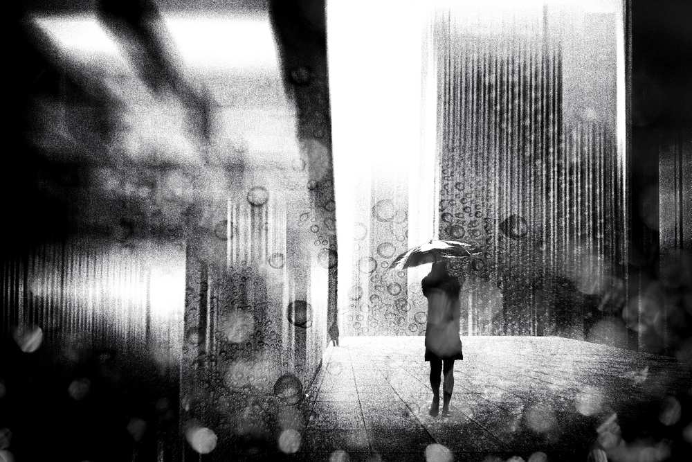 A raining day in Berlin a Stefan Eisele