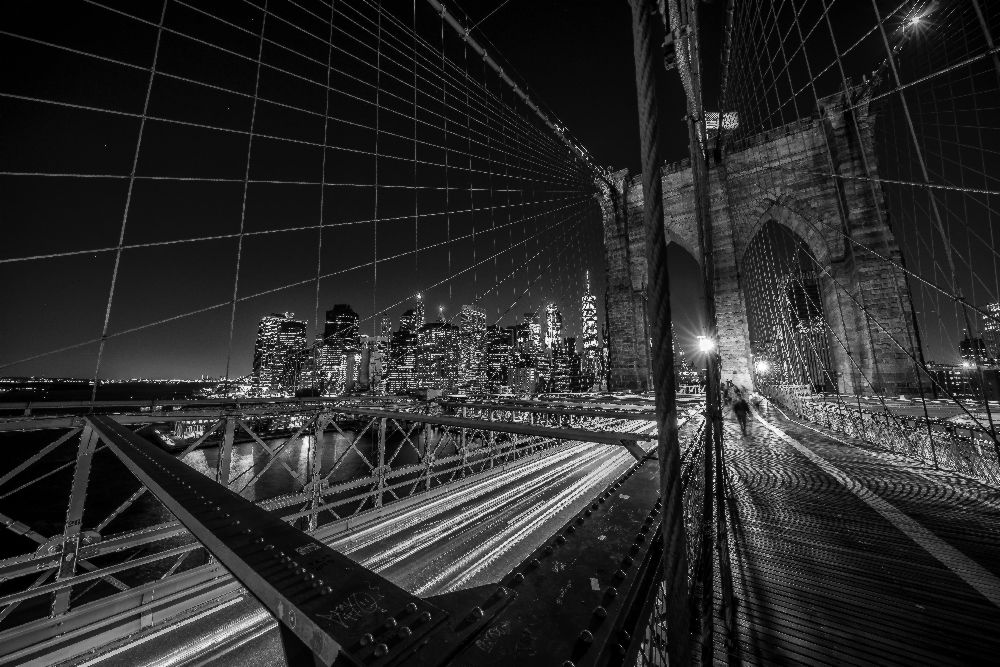 Brooklyn bridge lights a Stefan Schilbe