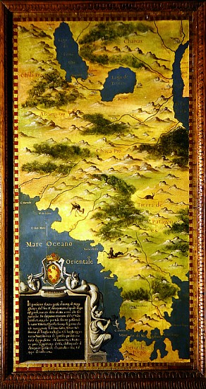Map of the Strait of Magellan a Stefano Bonsignori