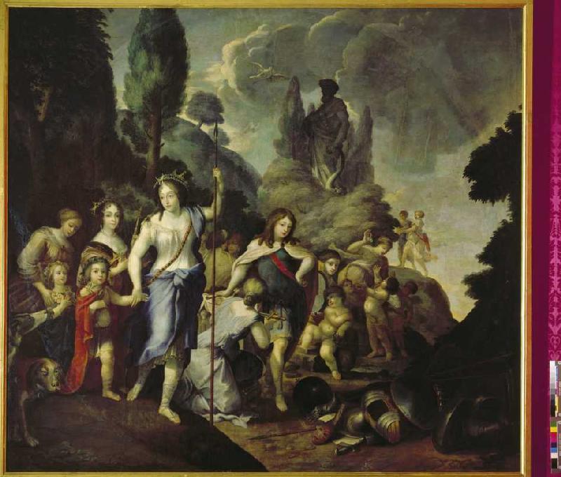 Henriette Adelaide as Diana (or: Allegory on the electoral family) a Stefano Catani