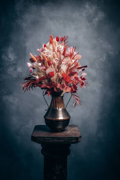 Bouquet di fiori secchi “passione rubino” a Steffen  Gierok