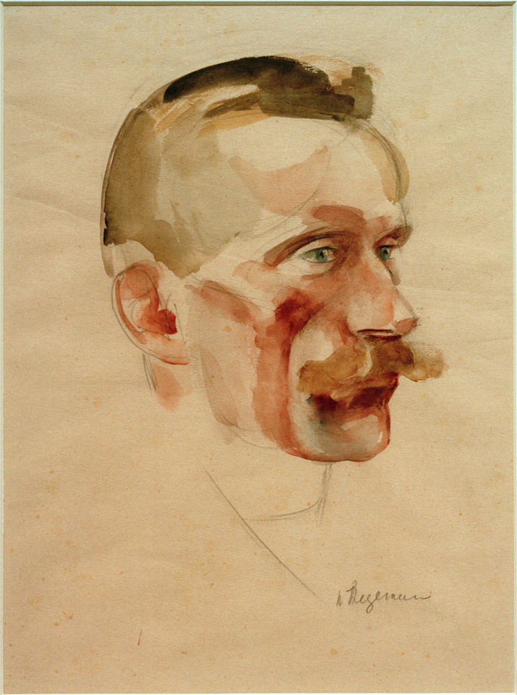 Porträt Wilhelm Werner, um 1926 a Stegemann Heinrich