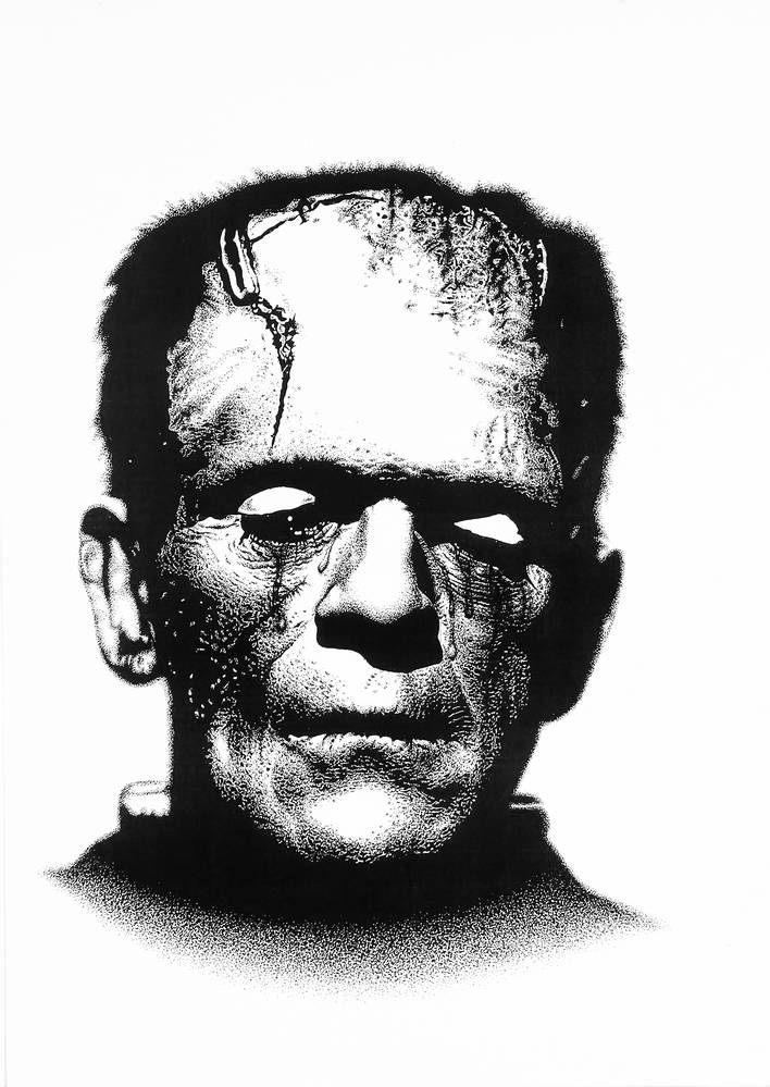 Un triste mostro Frankenstein a Stephen Langhans