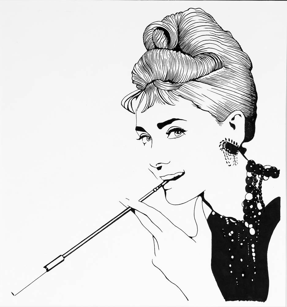Icona di stile Audrey Hepburn a Stephen Langhans