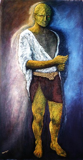 Gabriel appearing like a Man, 2006-07 (oil on canvas)  a Stevie  Taylor