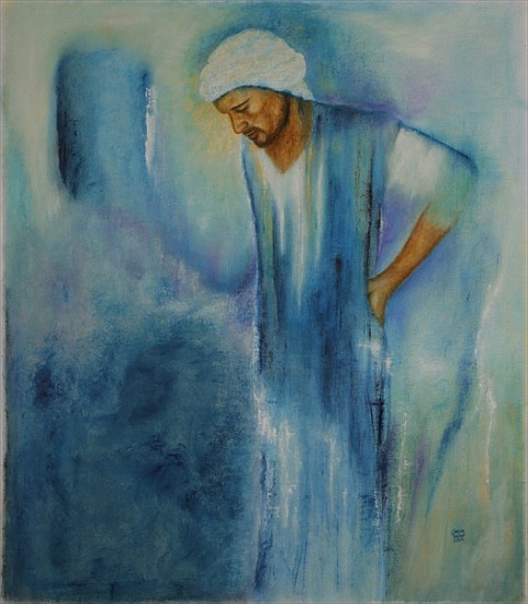 Holy Spirit,Jesus Christ, from Death to Life, 2009 (oil on canvas)  a Stevie  Taylor