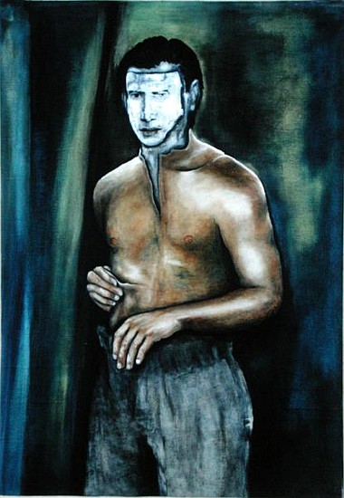 Man Changing in the Presence of Spirits, 2002 (oil on canvas)  a Stevie  Taylor