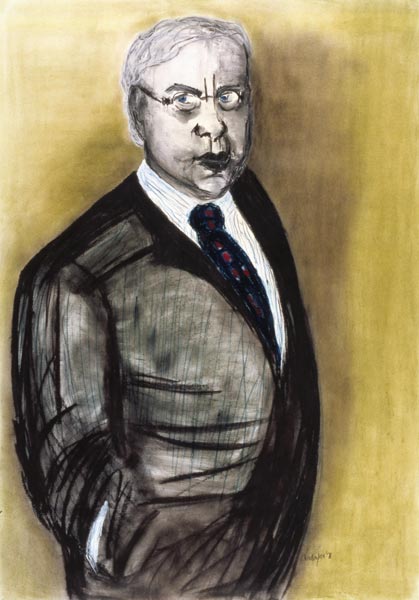 The Lawyer, 1998 (pastel and charcoal on paper)  a Stevie  Taylor