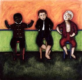 Boy Dolls (oil on canvas) 