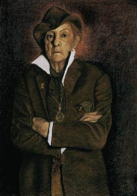 Quentin Crisp, 1998-99 (pastel on paper) 